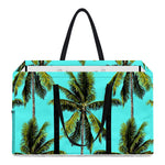 Tropical Palm Tree Pattern Print Utility Tote Bag