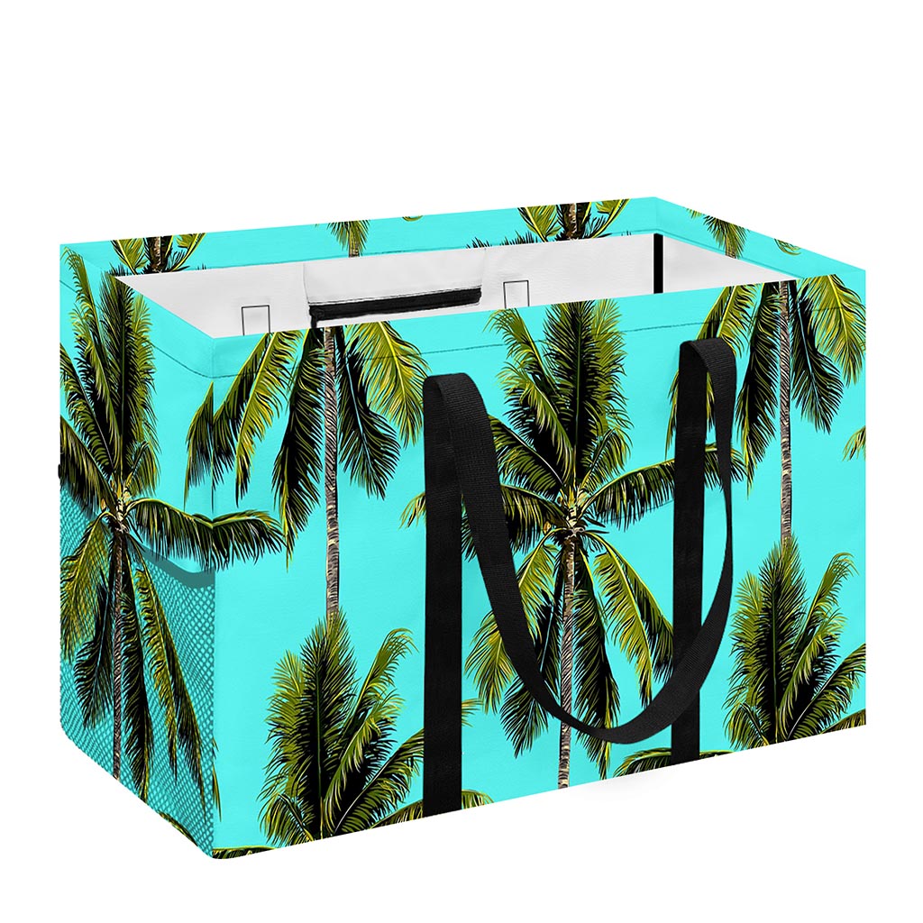 Tropical Palm Tree Pattern Print Utility Tote Bag