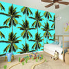 Tropical Palm Tree Pattern Print Wall Sticker