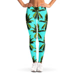 Tropical Palm Tree Pattern Print Women's Leggings