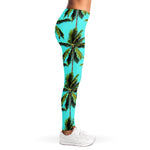 Tropical Palm Tree Pattern Print Women's Leggings