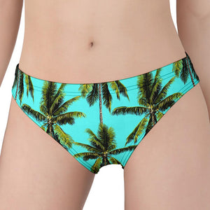 Tropical Palm Tree Pattern Print Women's Panties