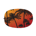 Tropical Palm Tree Sunset Print Car Side Mirror Covers