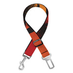 Tropical Palm Tree Sunset Print Dog Seat Belt