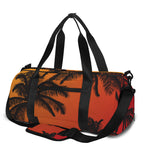 Tropical Palm Tree Sunset Print Gym Bag