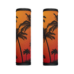 Tropical Palm Tree Sunset Print Handle Covers