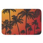 Tropical Palm Tree Sunset Print Indoor Door Mat