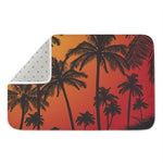 Tropical Palm Tree Sunset Print Indoor Door Mat