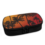 Tropical Palm Tree Sunset Print Insulin Cooler Travel Case