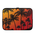 Tropical Palm Tree Sunset Print Laptop Sleeve