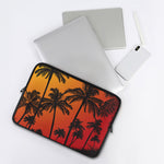 Tropical Palm Tree Sunset Print Laptop Sleeve