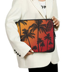 Tropical Palm Tree Sunset Print Laptop Sleeve