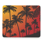 Tropical Palm Tree Sunset Print Mouse Pad