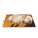 Tropical Palm Tree Sunset Print Pet Cooling Mat Cover
