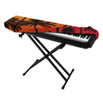 Tropical Palm Tree Sunset Print Piano Keyboard Cover