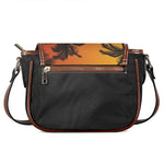 Tropical Palm Tree Sunset Print Saddle Bag