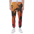 Tropical Palm Tree Sunset Print Joggers