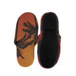 Tropical Palm Tree Sunset Print Slippers