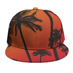 Tropical Palm Tree Sunset Print Snapback Cap
