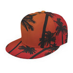 Tropical Palm Tree Sunset Print Snapback Cap