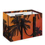 Tropical Palm Tree Sunset Print Utility Tote Bag