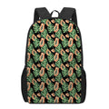 Tropical Papaya Pattern Print 17 Inch Backpack