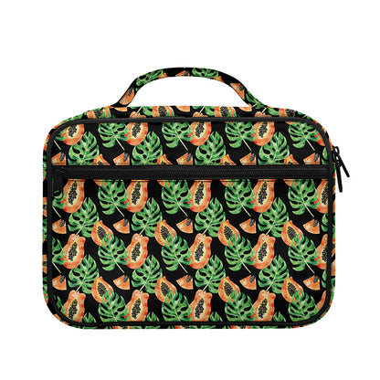 Tropical Papaya Pattern Print Briefcase Bible Bag
