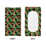 Tropical Papaya Pattern Print Changing Pad Cover