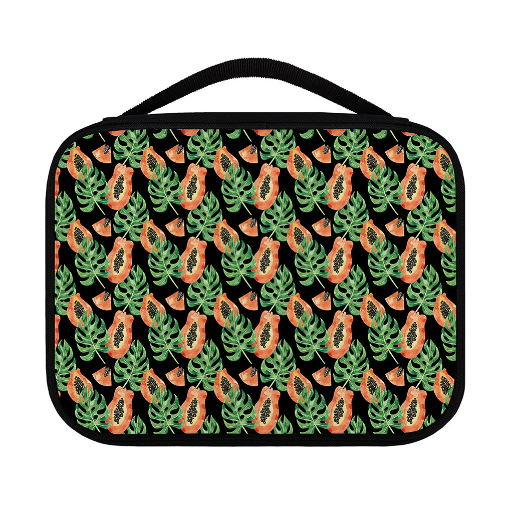 Tropical Papaya Pattern Print Classic Bible Case