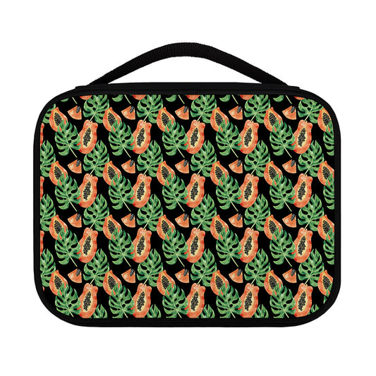 Tropical Papaya Pattern Print Classic Bible Case