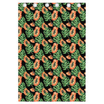 Tropical Papaya Pattern Print Curtain