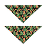 Tropical Papaya Pattern Print Dog Bandana