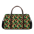 Tropical Papaya Pattern Print Duffel Bag