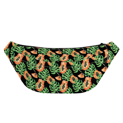 Tropical Papaya Pattern Print Fanny Pack