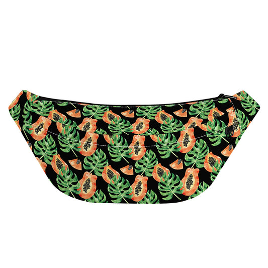 Tropical Papaya Pattern Print Fanny Pack