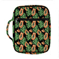 Tropical Papaya Pattern Print Front Pocket Bible Bag