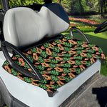 Tropical Papaya Pattern Print Golf Cart Seat Cover