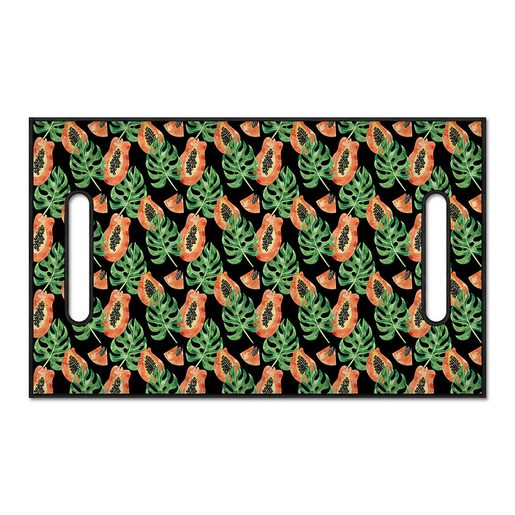 Tropical Papaya Pattern Print Golf Cart Seat Cover