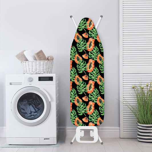 Tropical Papaya Pattern Print Ironing Board Cover