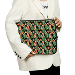 Tropical Papaya Pattern Print Laptop Sleeve