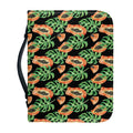 Tropical Papaya Pattern Print Leather Bible Cover