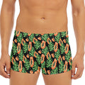 Tropical Papaya Pattern Print Men's Short Boxer Briefs
