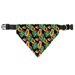 Tropical Papaya Pattern Print Over The Collar Dog Bandana
