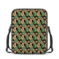 Tropical Papaya Pattern Print Rectangular Crossbody Bag