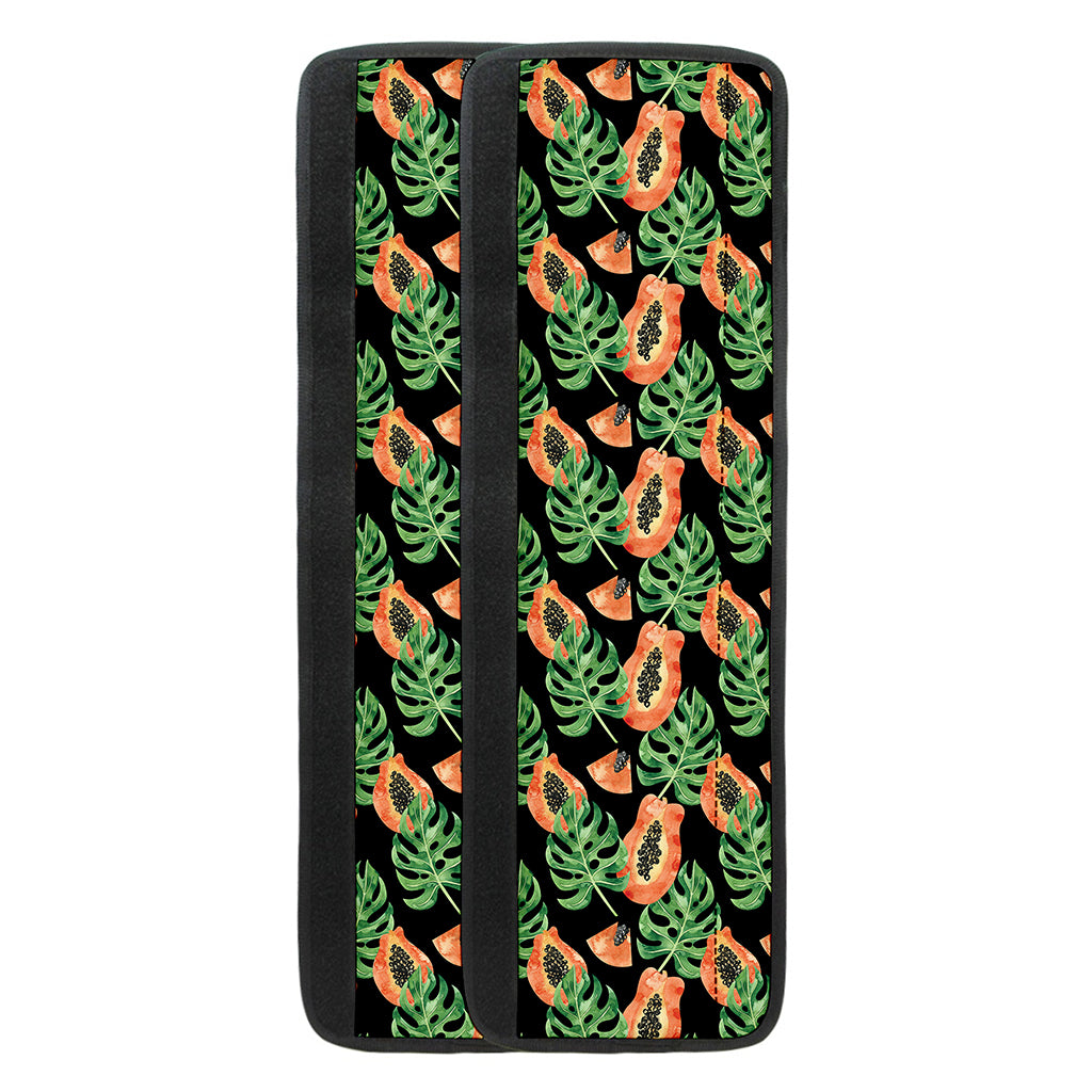 Tropical Papaya Pattern Print Refrigerator Handle Covers