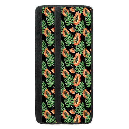 Tropical Papaya Pattern Print Refrigerator Handle Covers