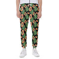 Tropical Papaya Pattern Print Joggers