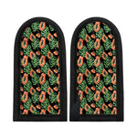 Tropical Papaya Pattern Print Skillet Handle Cover
