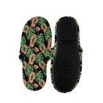 Tropical Papaya Pattern Print Slippers