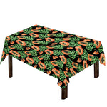 Tropical Papaya Pattern Print Tablecloth